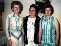 Anna Argenbright, Elsie McKee, and Dottie Markley